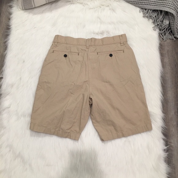 Patprimo Flat Front Khaki Summer Shorts - Picture 3 of 3